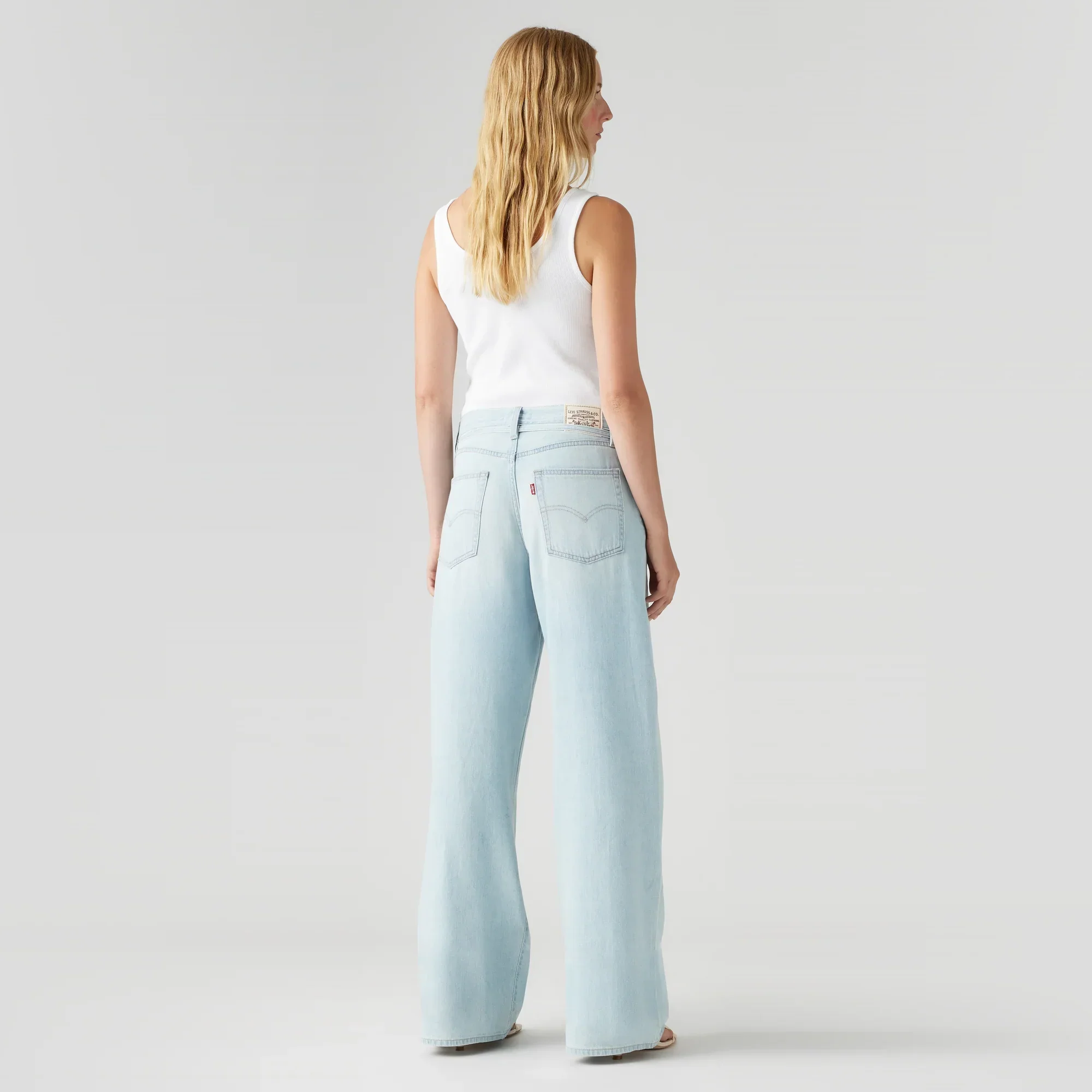 LEVI'S® WOMEN'S XL STRAIGHT - LIGHT INDIGO - FLAT FINISH - Image 3