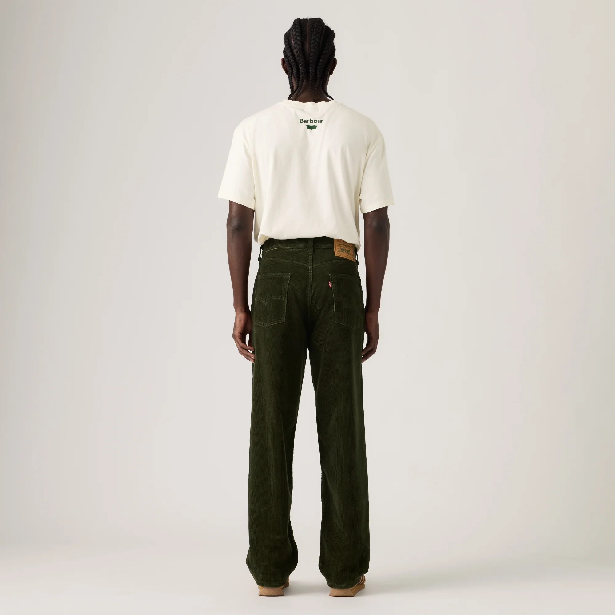 LEVI'S® X BARBOUR 578™ BAGGY CORDUROY TROUSERS - ROSIN - Image 3