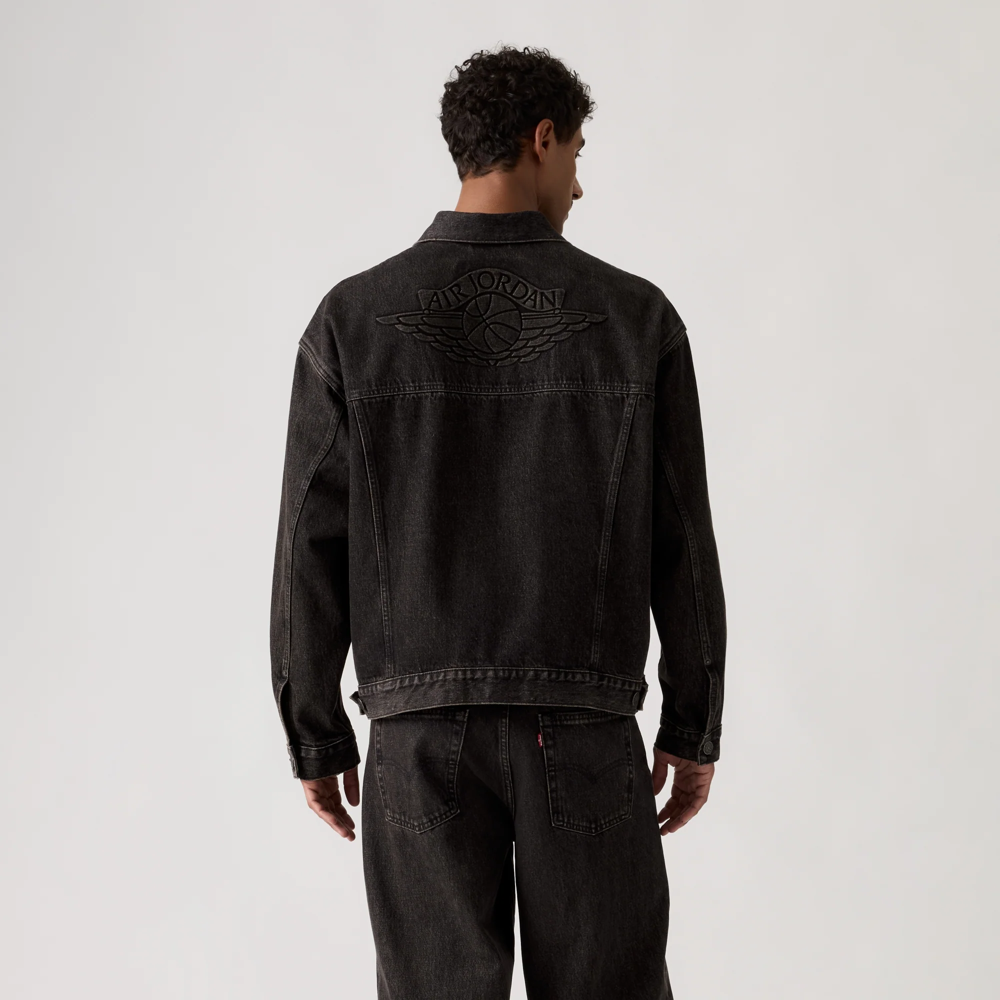 LEVI'S® X JORDAN TYPE III TRUCKER JACKET - BLACK - Image 3