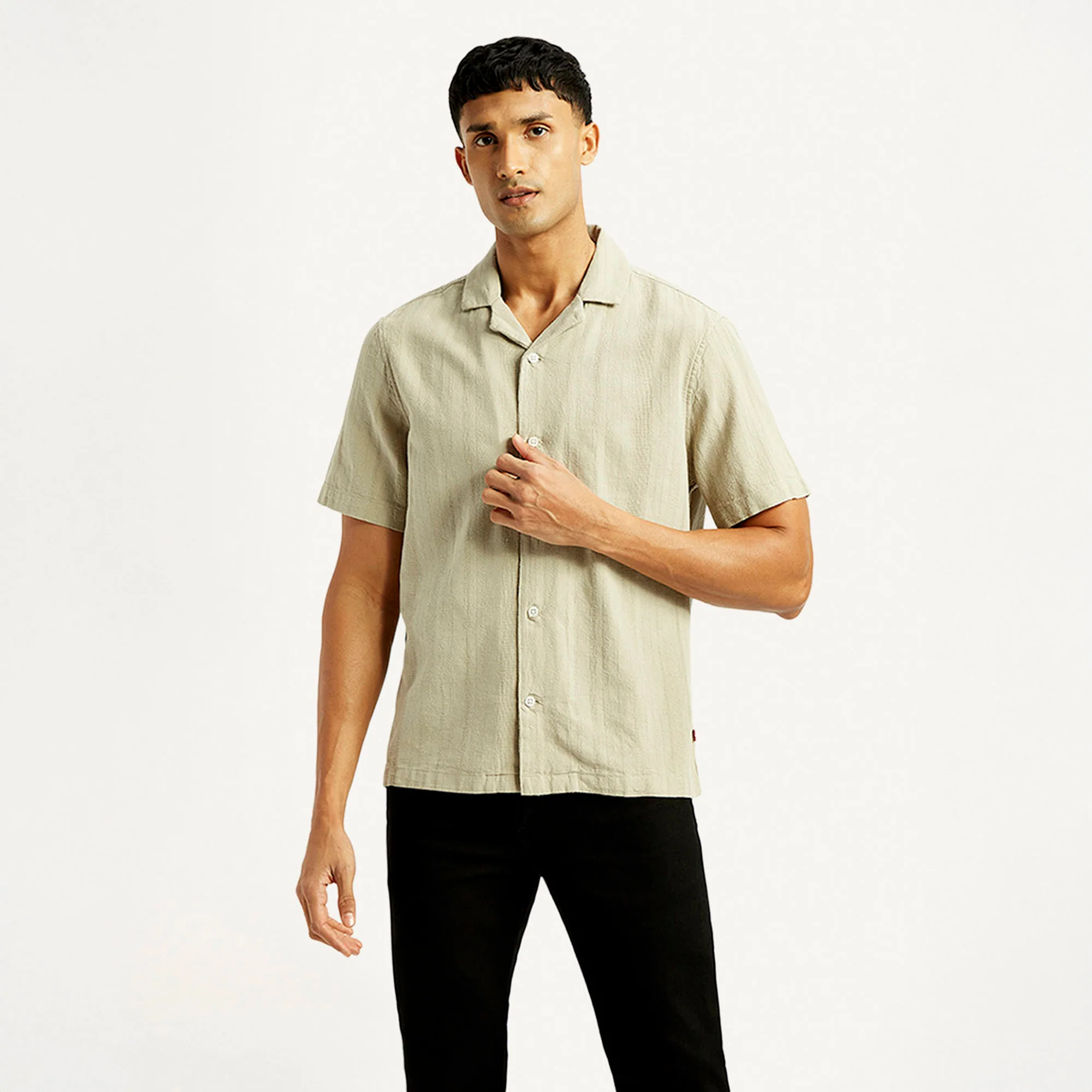 LEVI'S MEN SELF DESIGN SLIM FIT POLO T-SHIRT - Image 2
