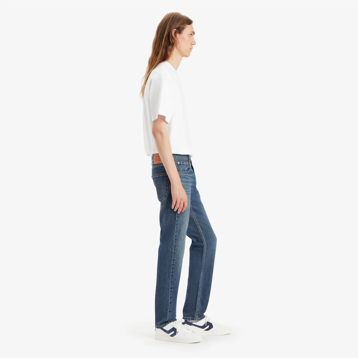 LEVI'S® MEN'S 502™ TAPER JEANS - DARK INDIGO WORN IN - Image 3
