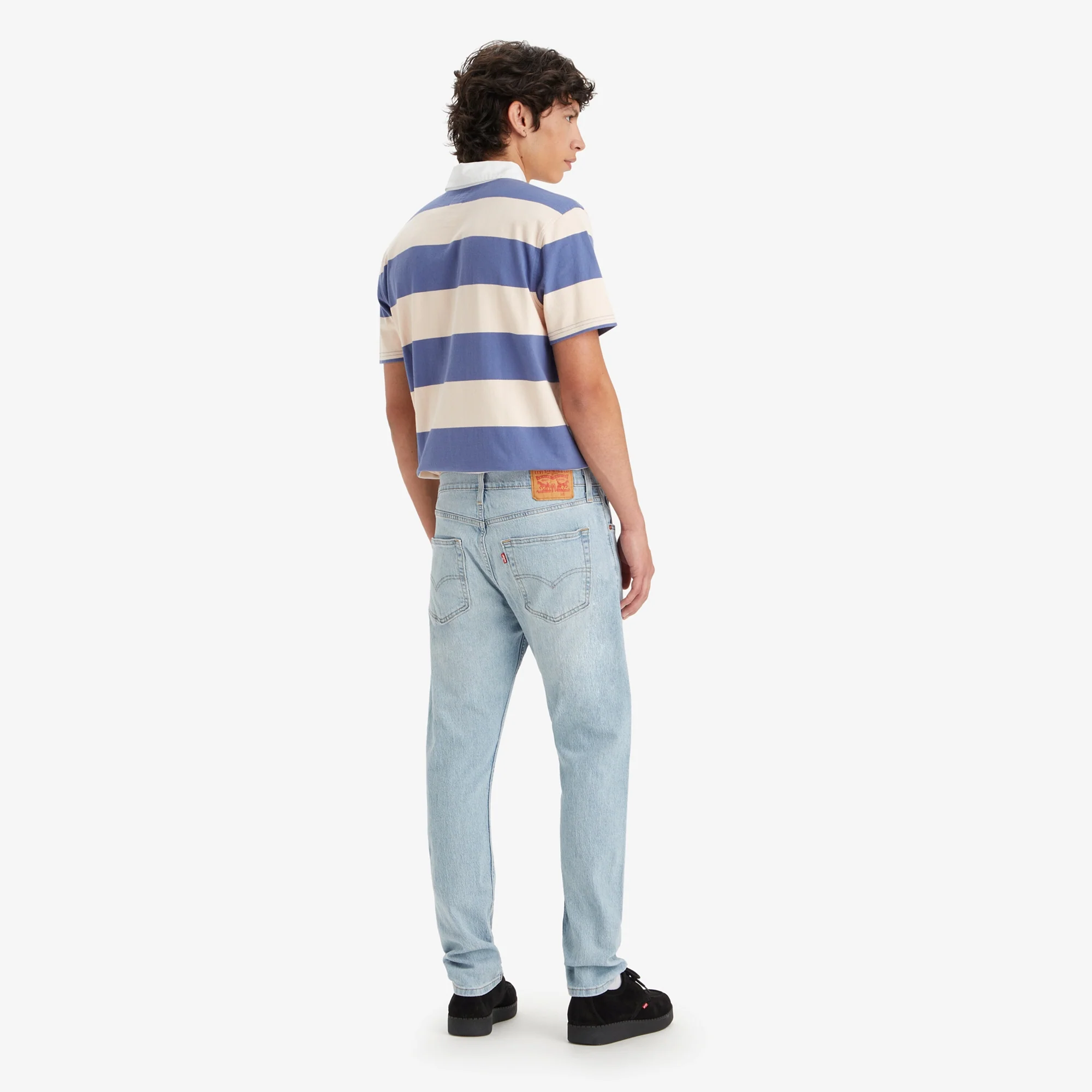LEVI'S® MEN'S 512™ SLIM TAPER JEANS - LIGHT INDIGO - WORN IN - Image 3