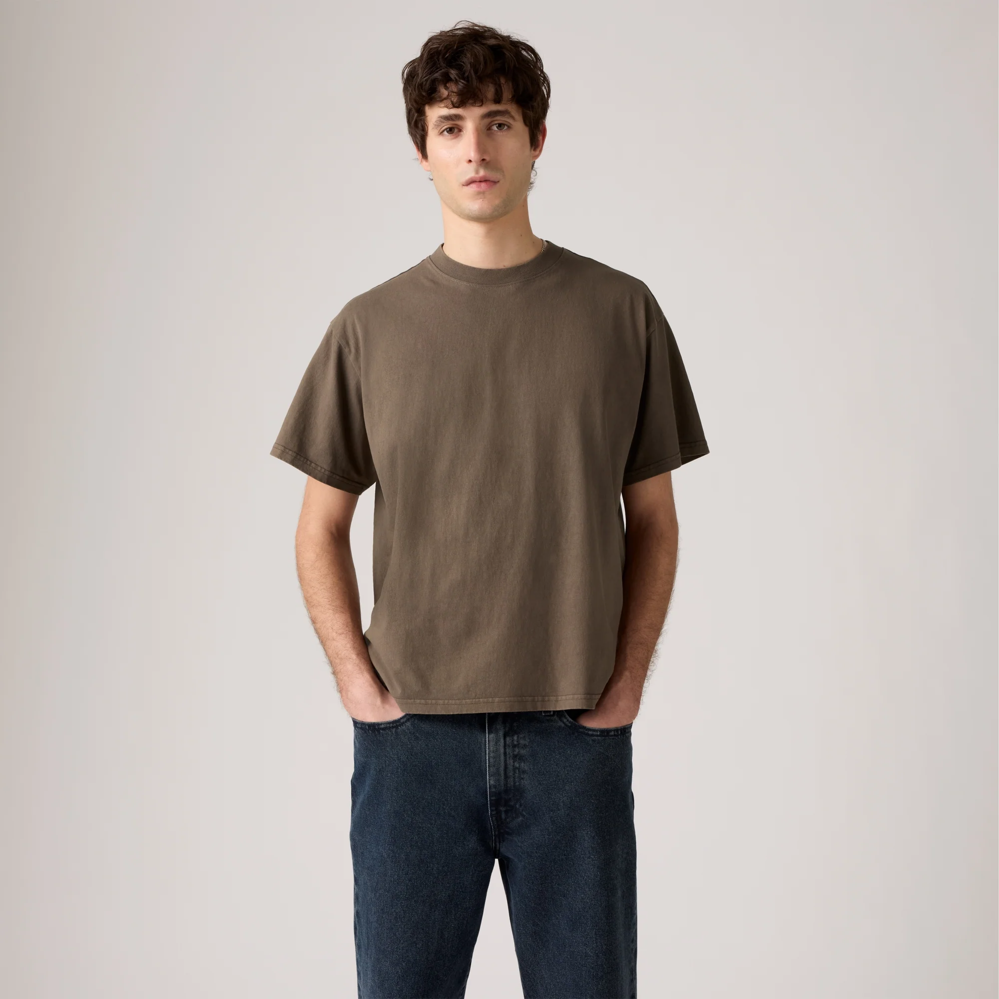 LEVI'S® MEN'S CROPPED SHORT-SLEEVE TEE - MULTI COLOUR - Image 2