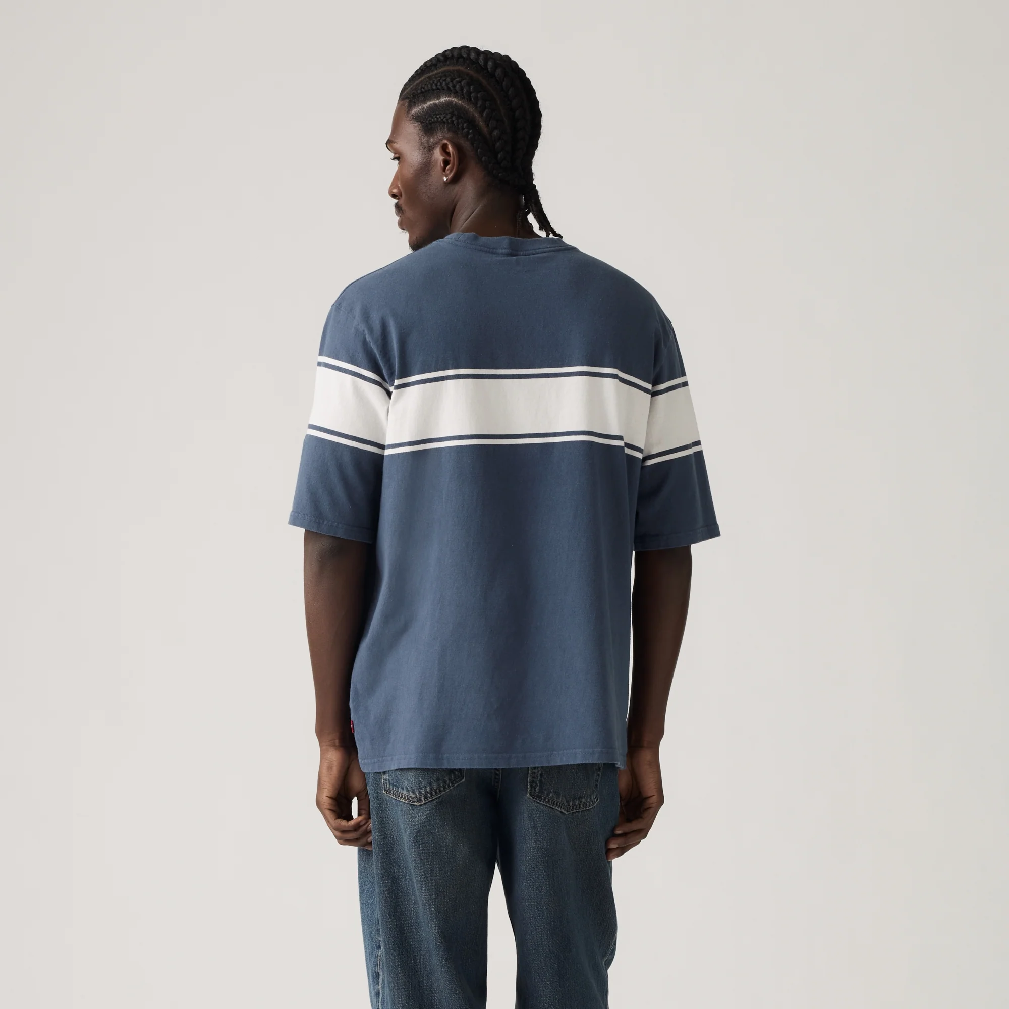LEVI'S® MEN'S HALF-SLEEVE T-SHIRT - BLUE - Image 2