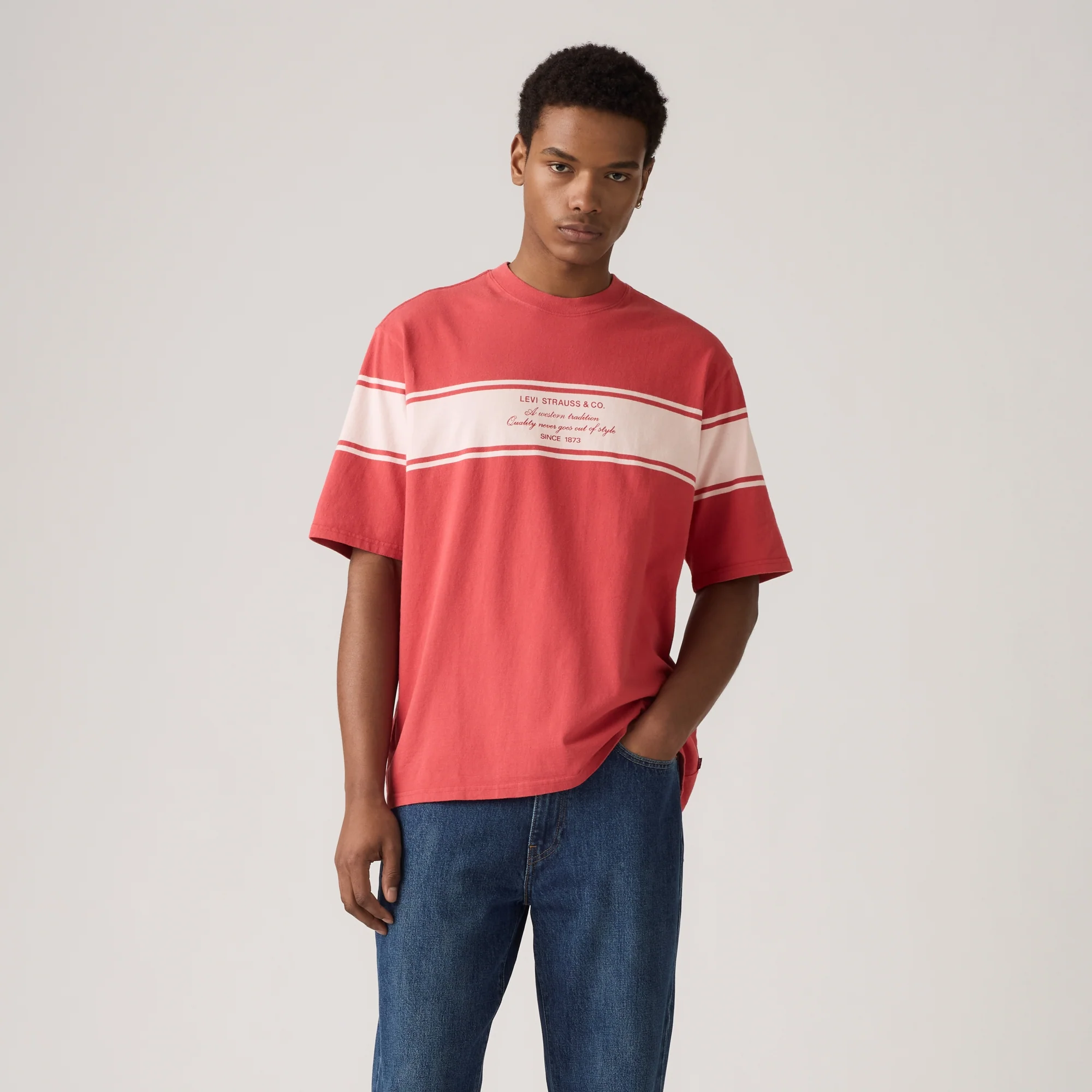 LEVI'S® MEN'S HALF-SLEEVE T-SHIRT - MULTI COLOUR