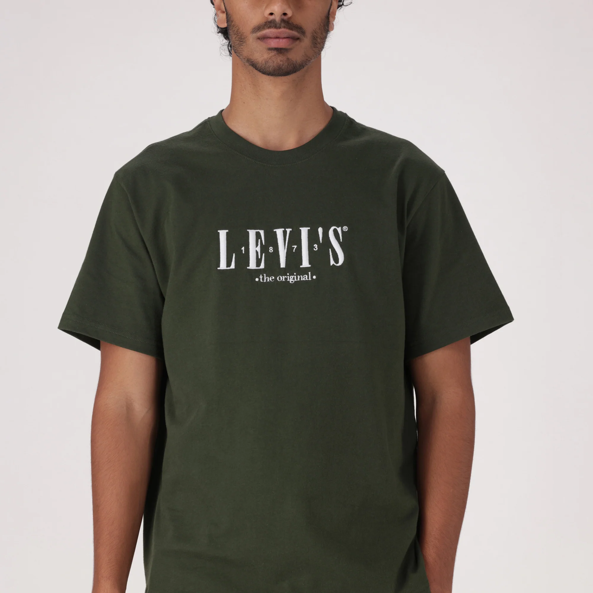 LEVI'S® MEN'S RELAXED SHORT SLEEVE GRAPHIC T-SHIRT - GREEN - Image 4