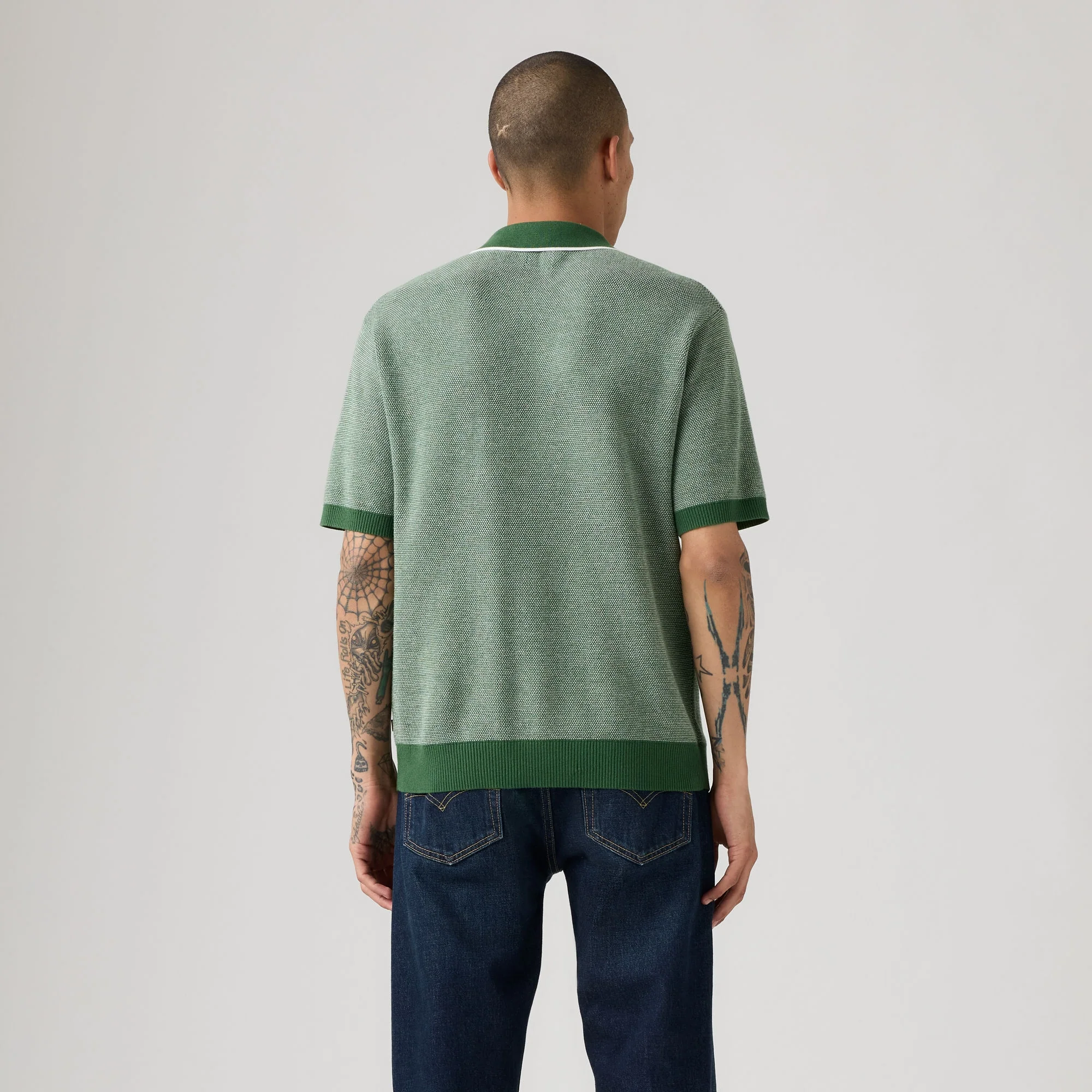 LEVI'S® MEN'S SKIPPER KNIT POLO - MULTI COLOUR - Image 3