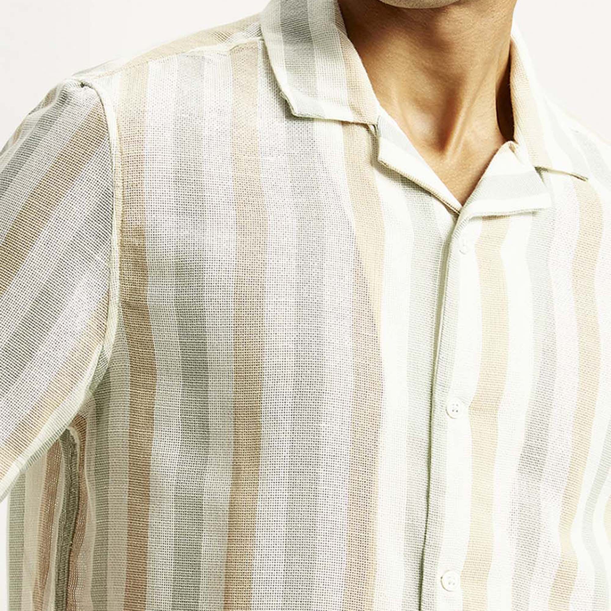 LEVI'S® MEN'S LINEN BLEND SLIM FIT RESORT COLLAR SHIRT - Image 5