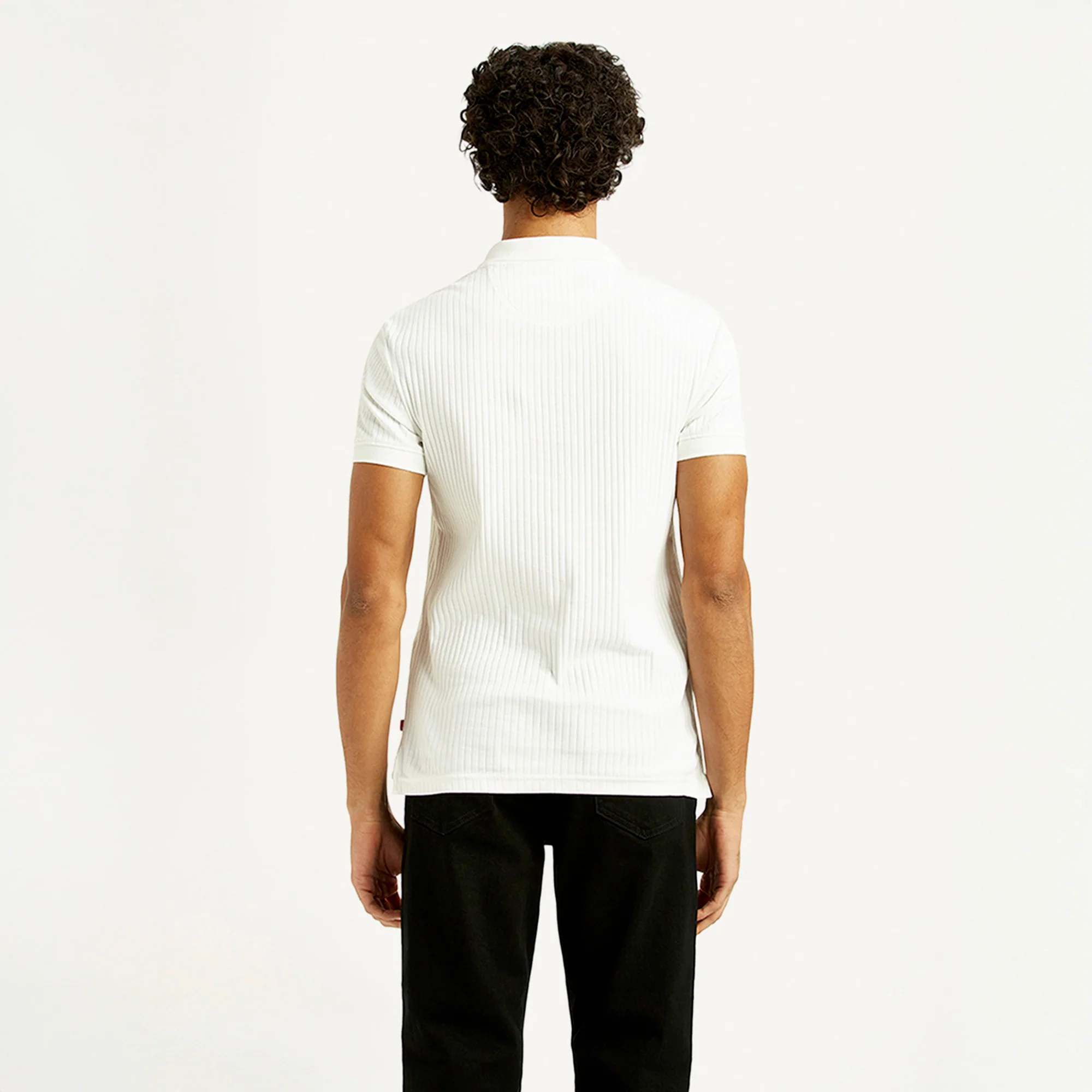 Levi's® Men's Textured Slim Fit Polo T-Shirt - Image 3