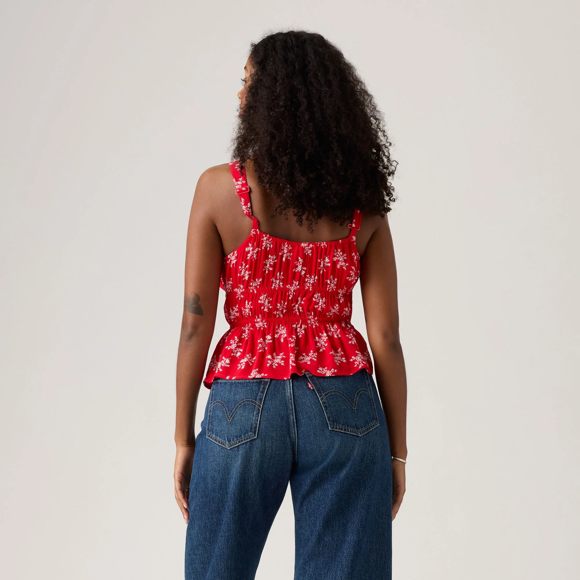 LEVI'S® WOMEN'S AMBREY BLOUSE - RED - Image 3