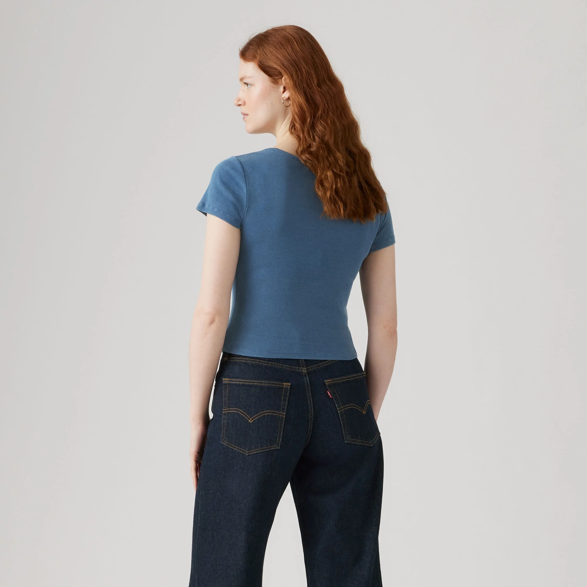 LEVI'S® WOMEN'S ESSENTIAL SQUARE NECK TEE - MULTI COLOUR - Image 3