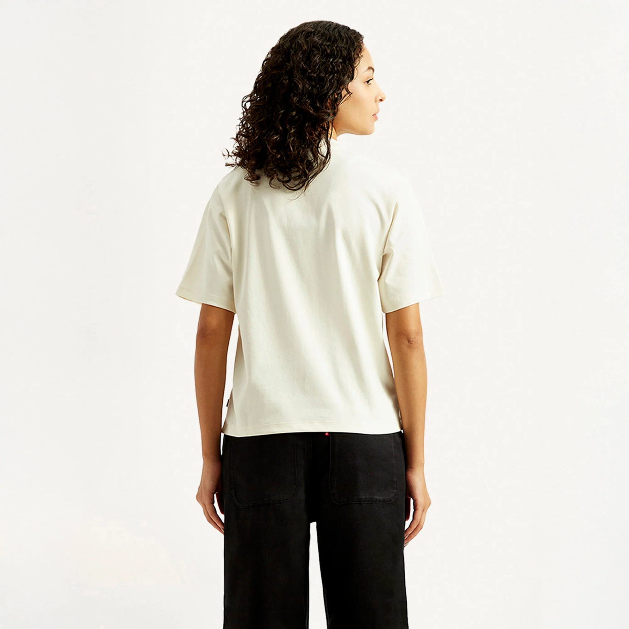Levi's® Womens Solid Crew Neck T-shirt - Image 2