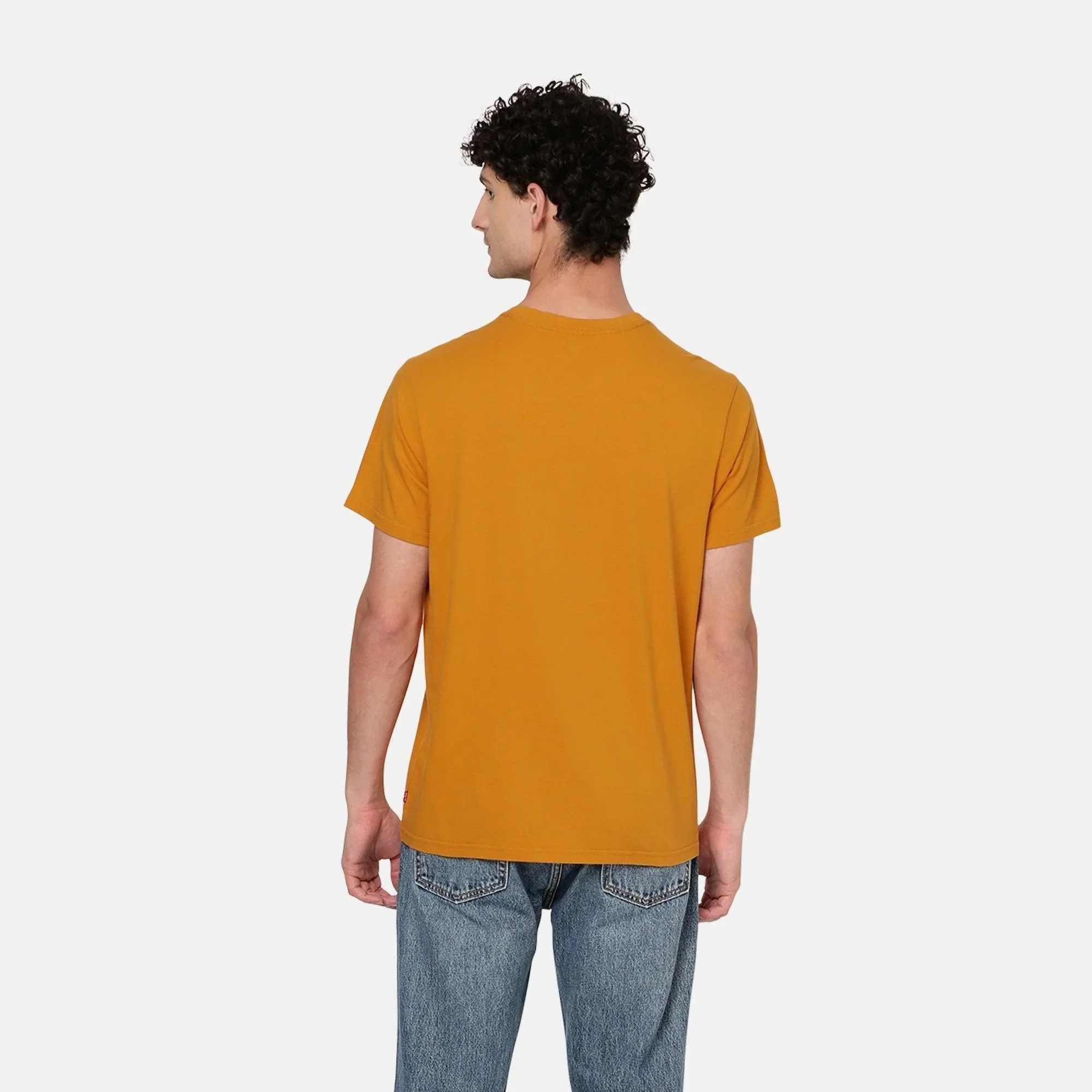 RELAXED BABY TAB SHORT-SLEEVE T-SHIRT - YELLOW/ORANGE - Image 4